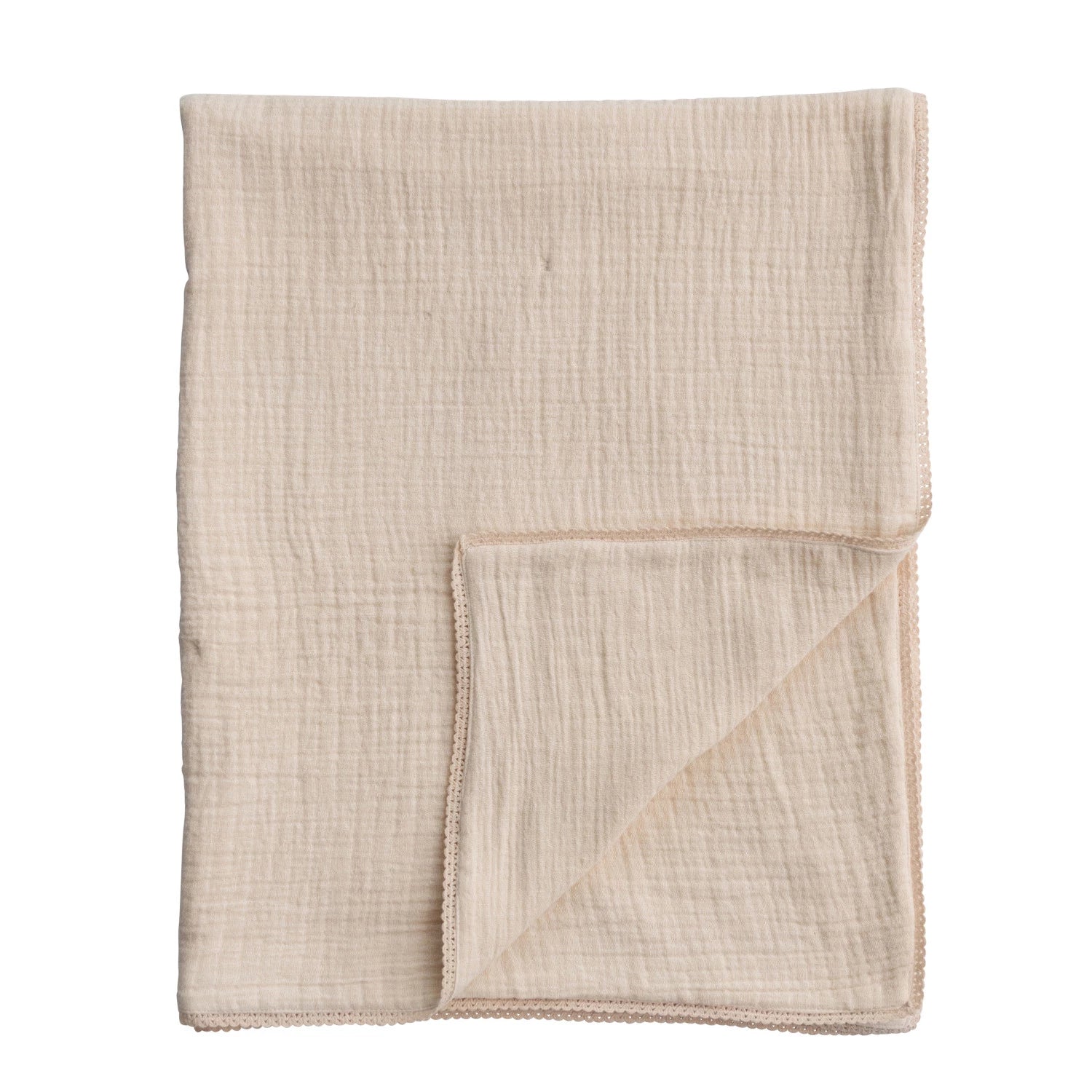 Creative Co-op Cotton Knit Dish Cloths in Cotton Bag