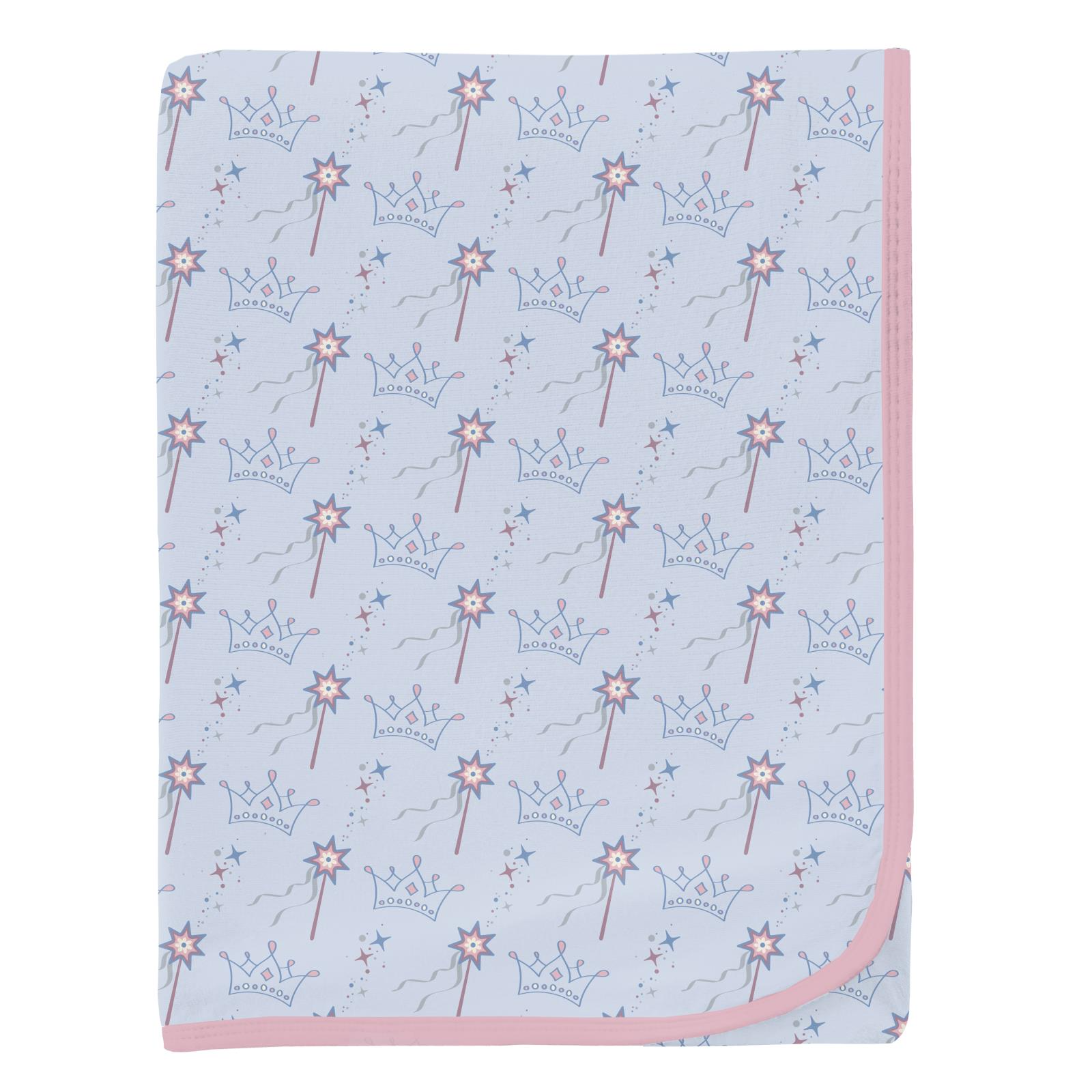 Kickee Pants Dew Magical Princess Print Swaddling Blanket