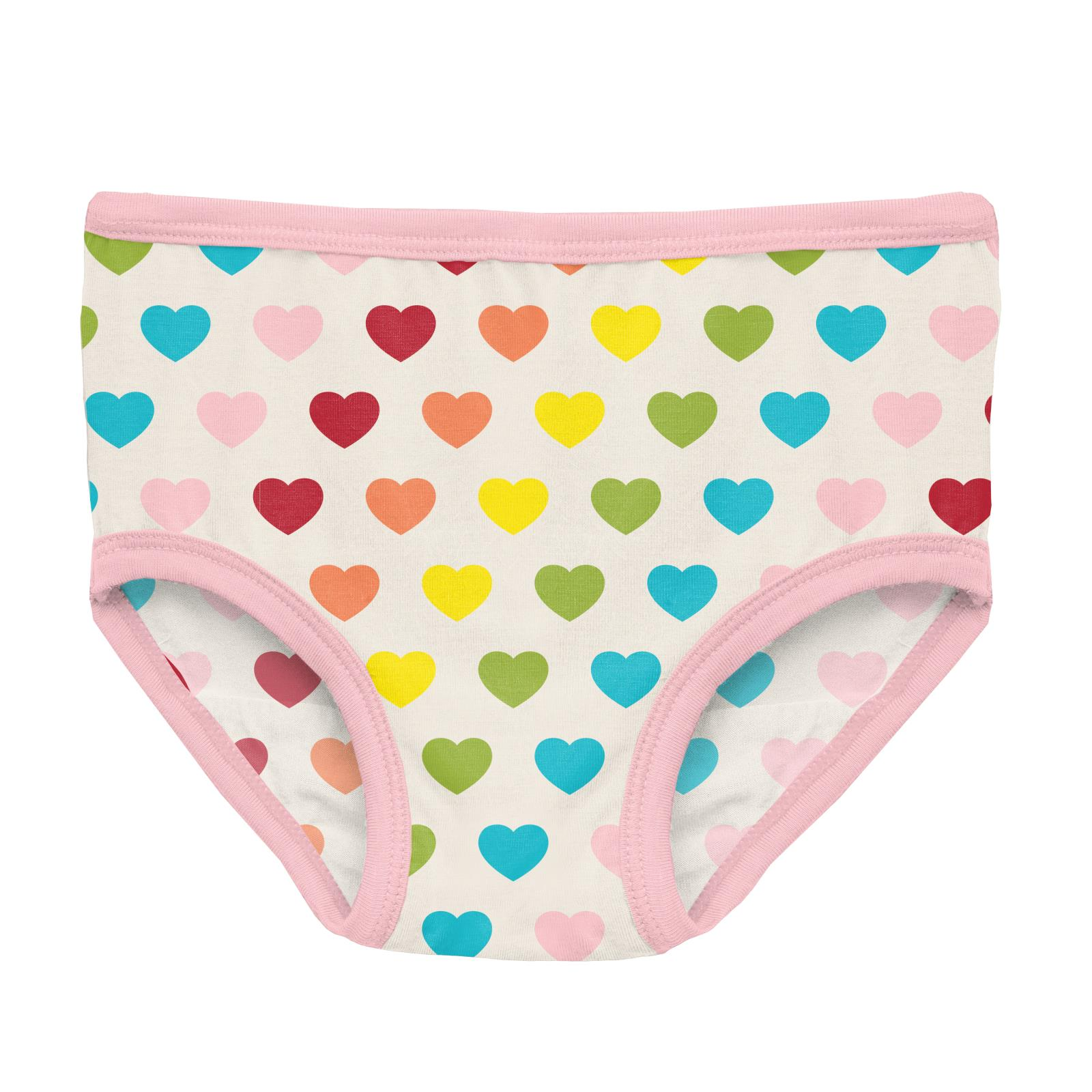 Kickee Pants Lotus Happy Teddy Print Girl's Underwear
