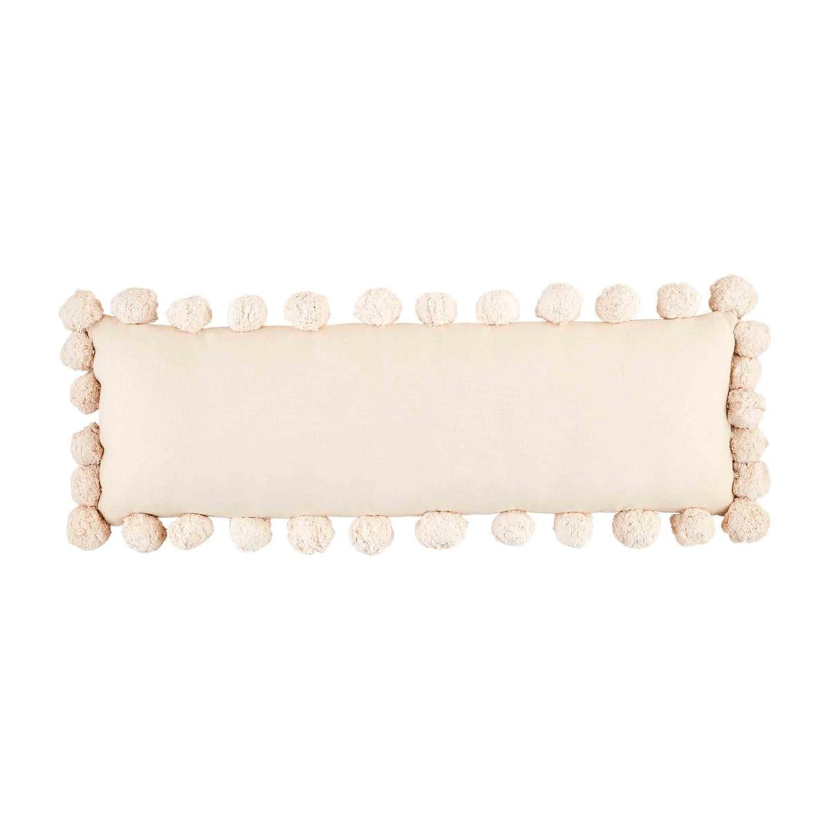 Cream pom best sale pom pillow