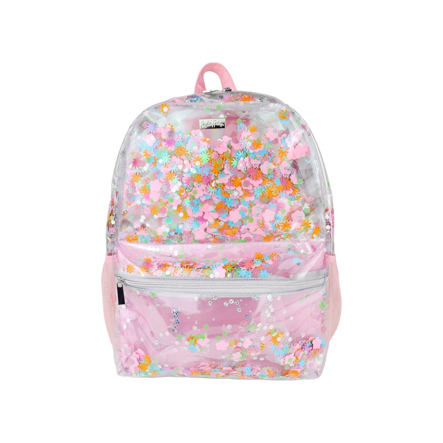 Clear best sale glitter backpack