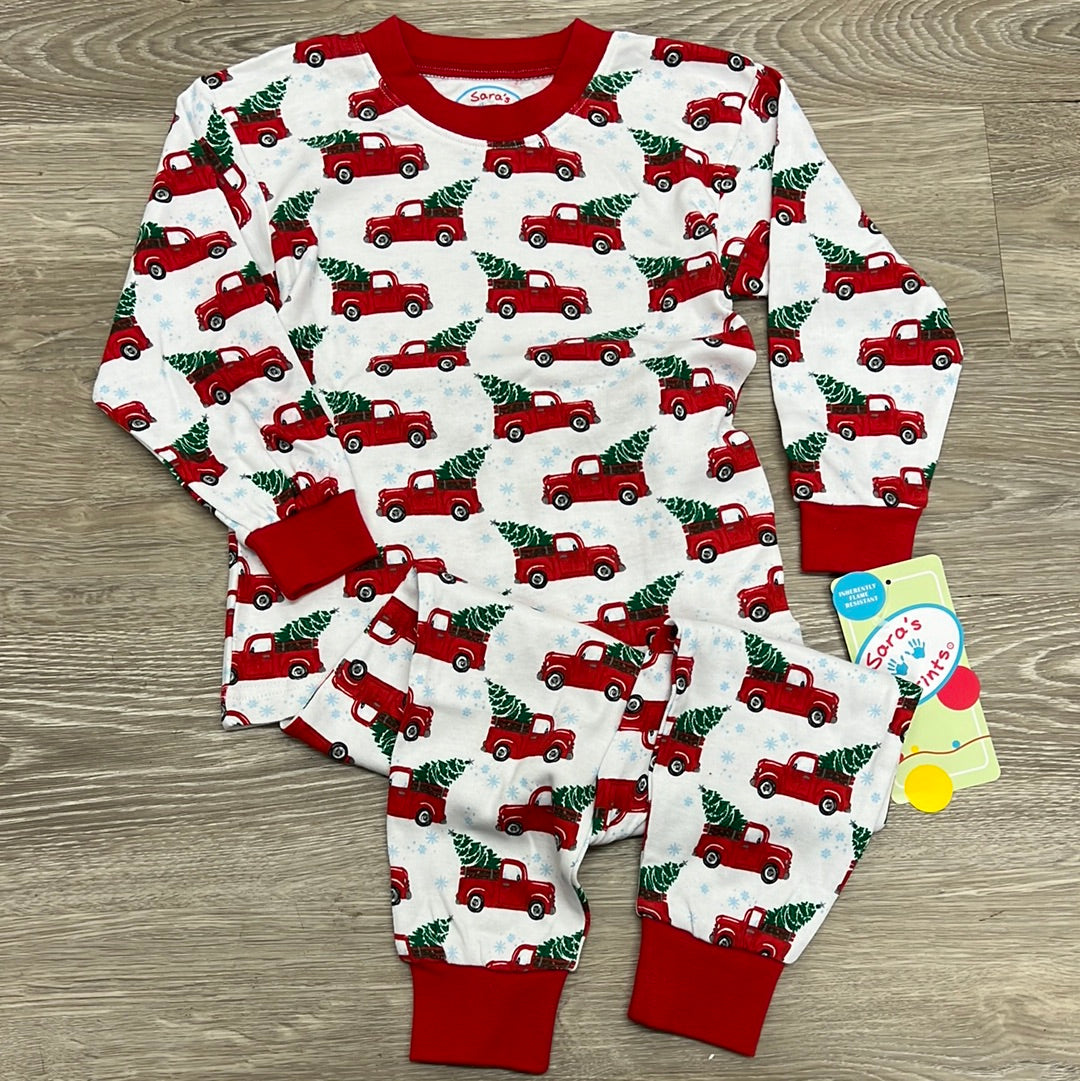 Little red best sale truck christmas pajamas