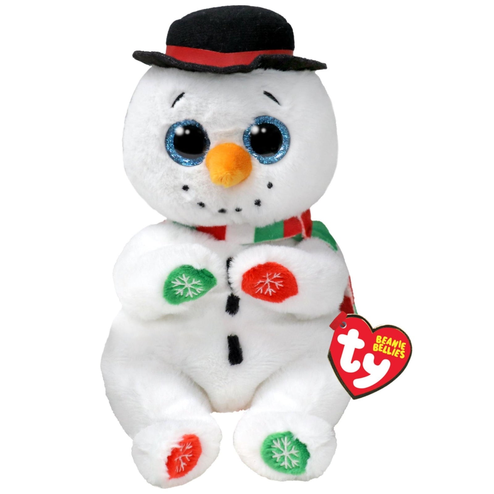 Disney Frozen OLAF the SNOWMAN santa hat 8 ty beanie baby plush soft toy -  NEW!