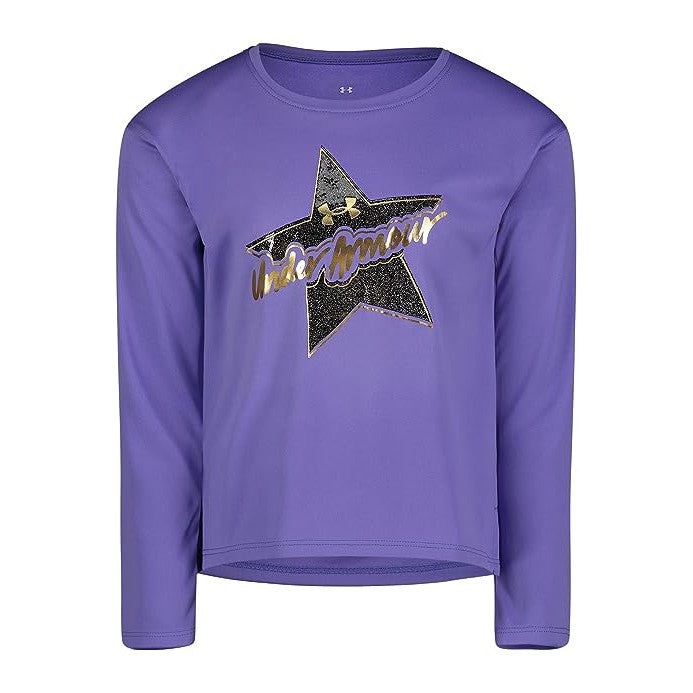 Under armour purple long hot sale sleeve