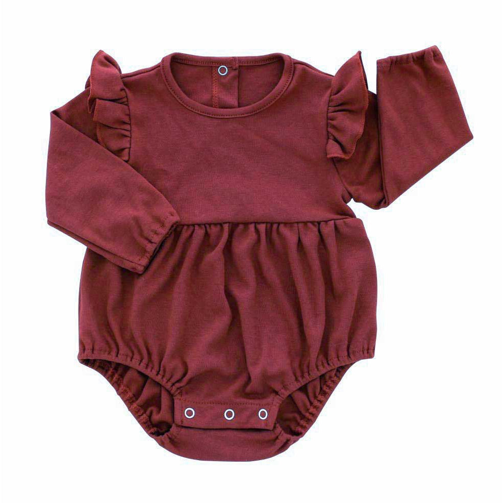 Red shops long sleeve onesie baby