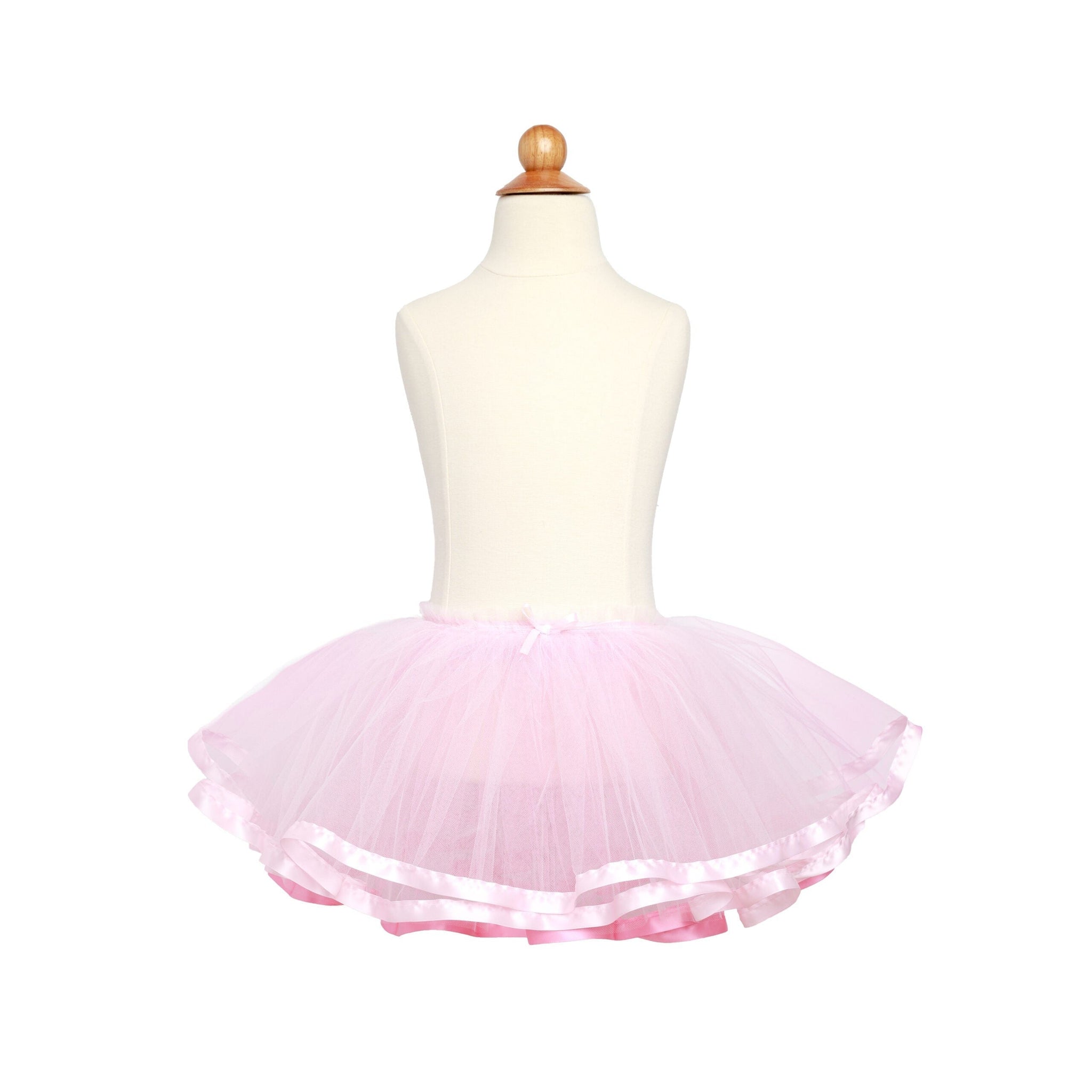 Pastel Rainbow Tie Tutu with Pink Bow