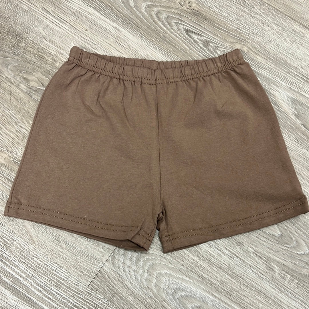 Knitted Shorts Brown