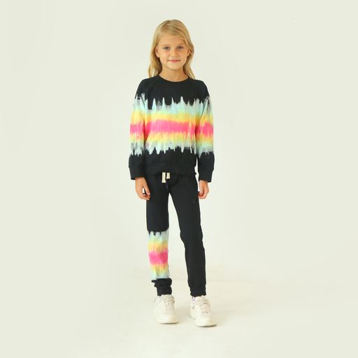 Joyous Free Rainbow Sweatshirt Rainbow Tie Dye