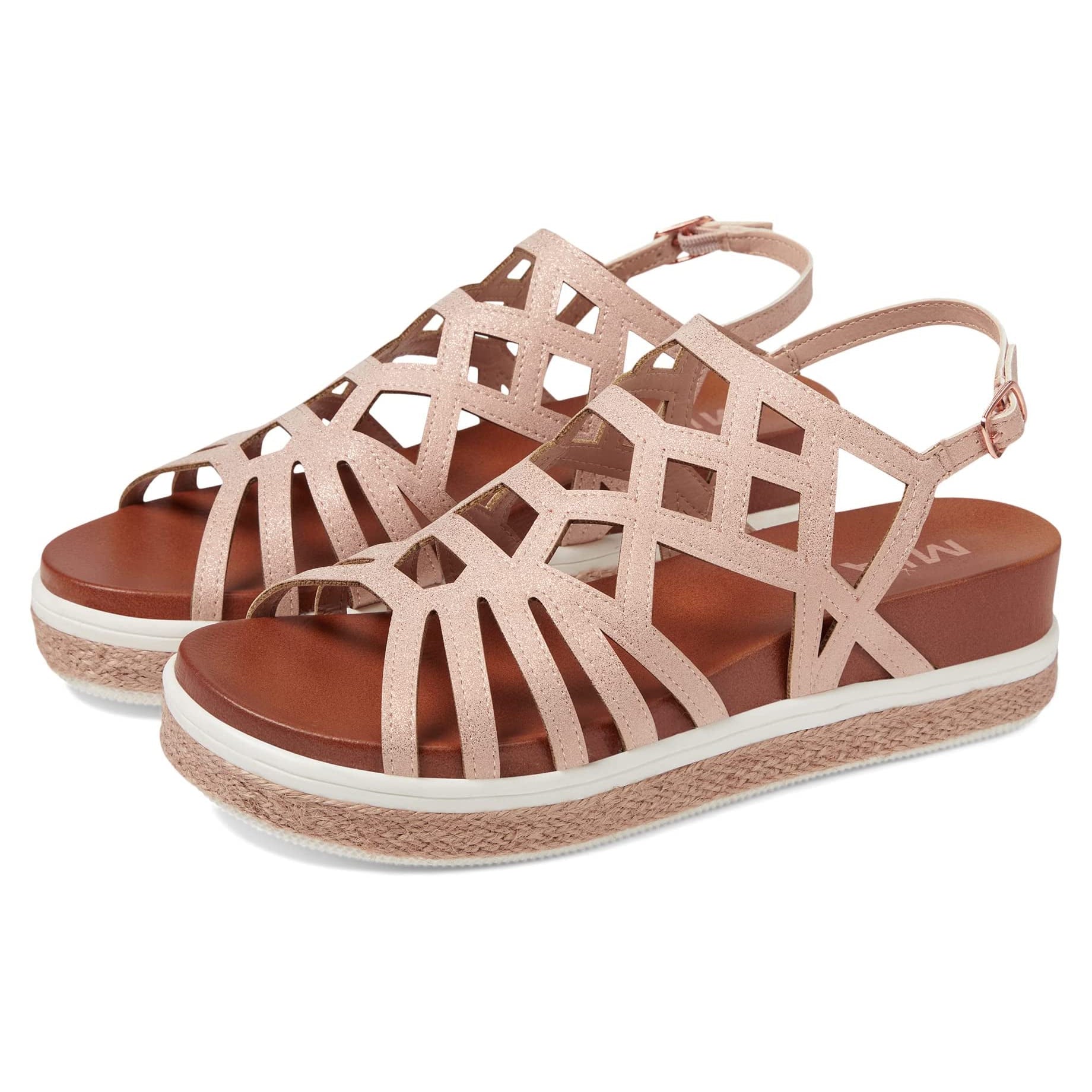 MIA Shoes Kid s Marqui Sandal Blush Glitter