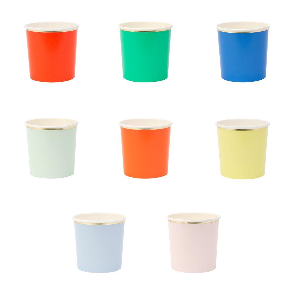 Bright Multicolor Paper Cups