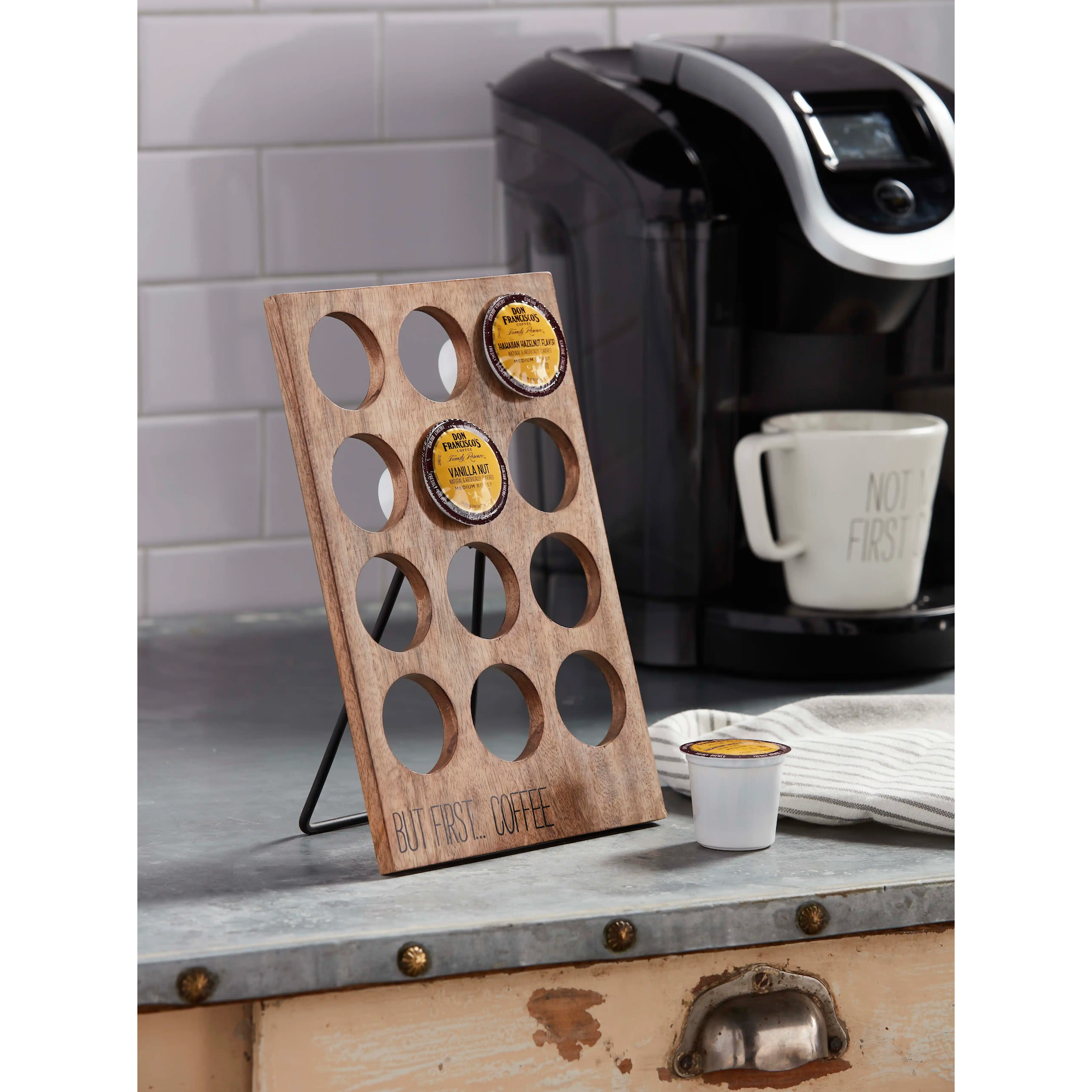 Tassimo pod outlet holder