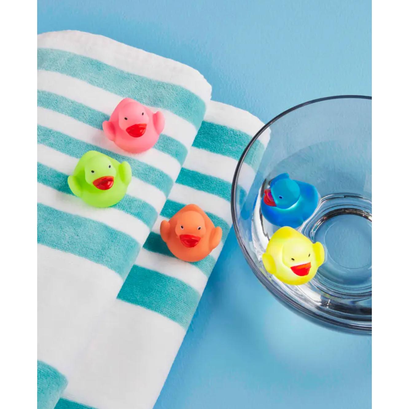 Mud Pie Colorful Towel Set Blue