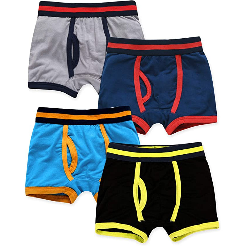Vaenait Boys Cotton Modal Underwear 4-Pack - Neutrals