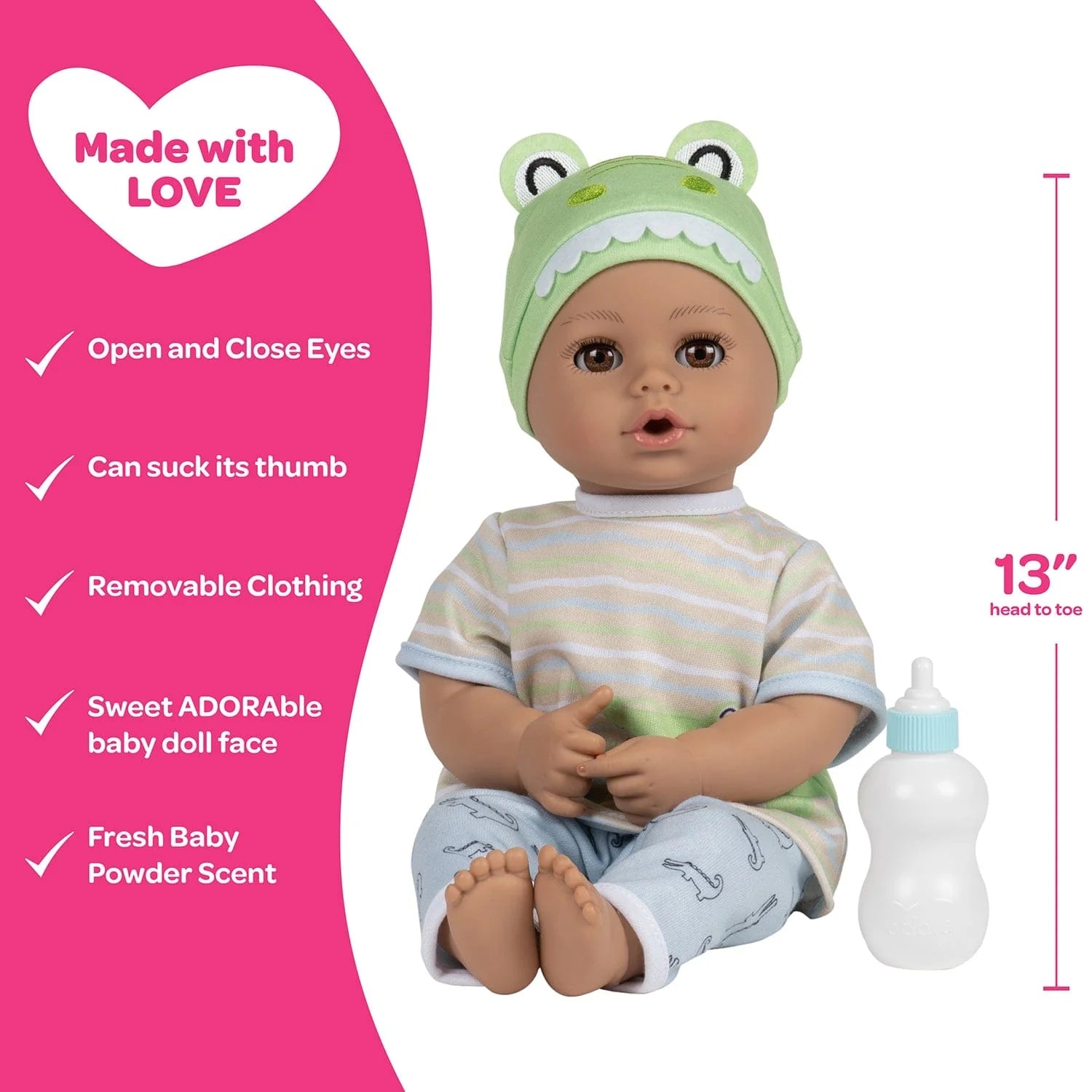 Adora Playtime Later Alligator Baby Doll-ADORA PLAY-Little Giant Kidz