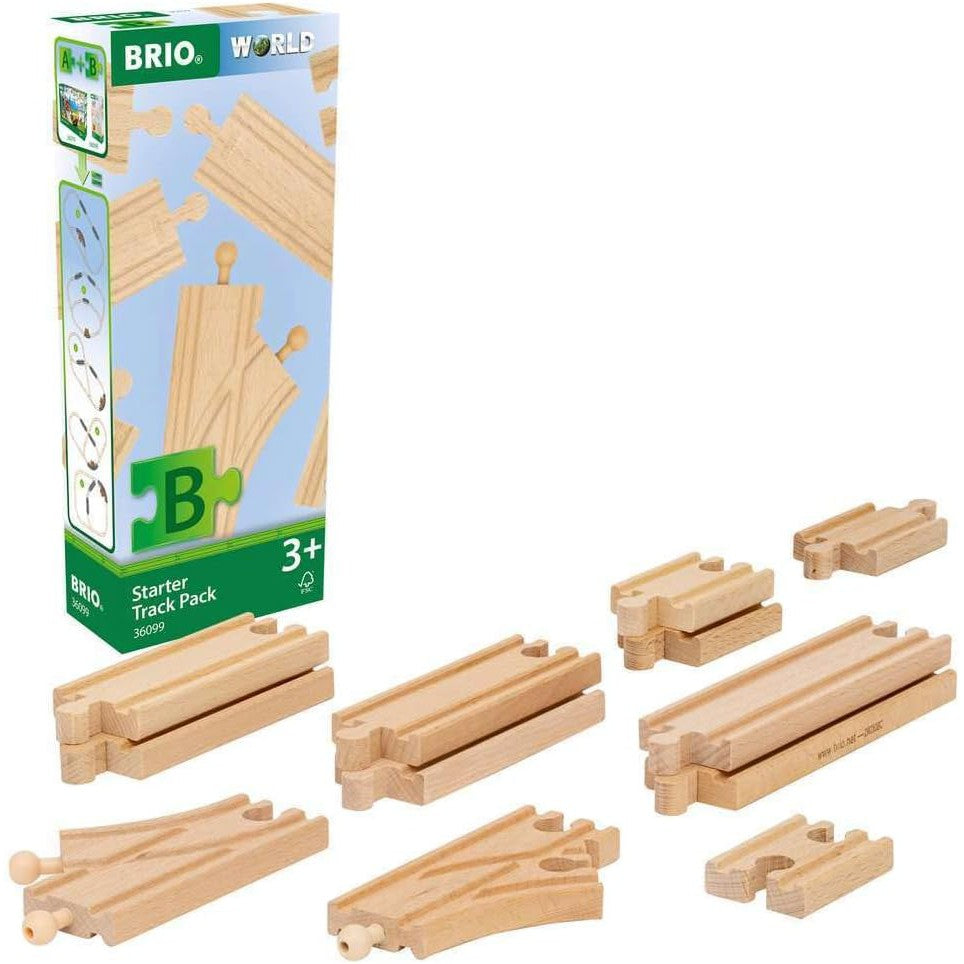 BRIO Railway Starter Track Pack (Set B)-BRIO-Little Giant Kidz