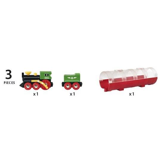 Brio steam train and tunnel online