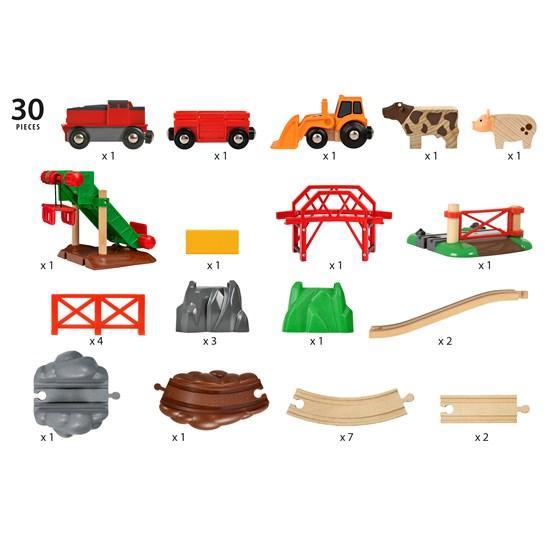 BRIO World Animal Farm Set-BRIO-Little Giant Kidz