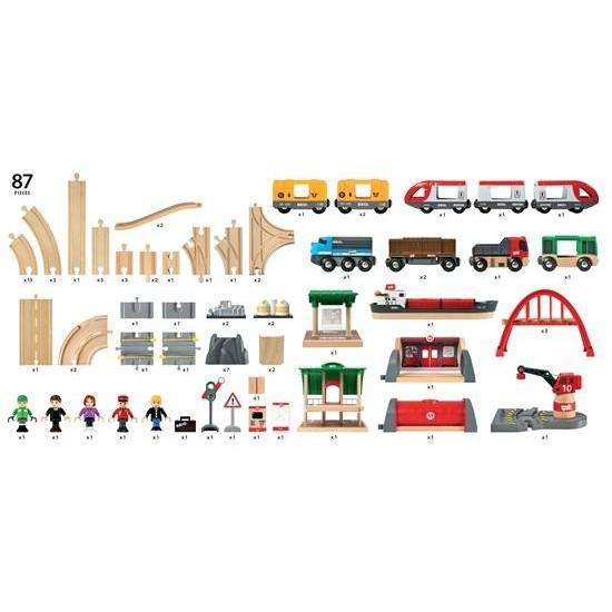 BRIO World Deluxe Railway Set-BRIO-Little Giant Kidz