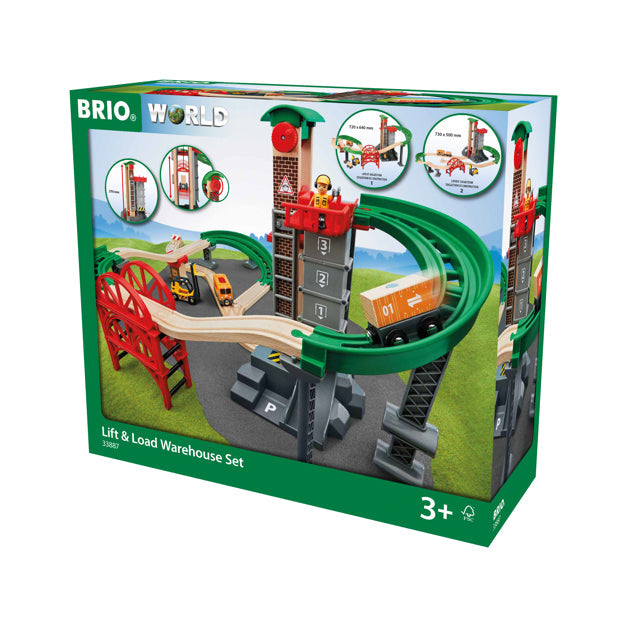 BRIO World Lift & Load Warehouse Set-BRIO-Little Giant Kidz