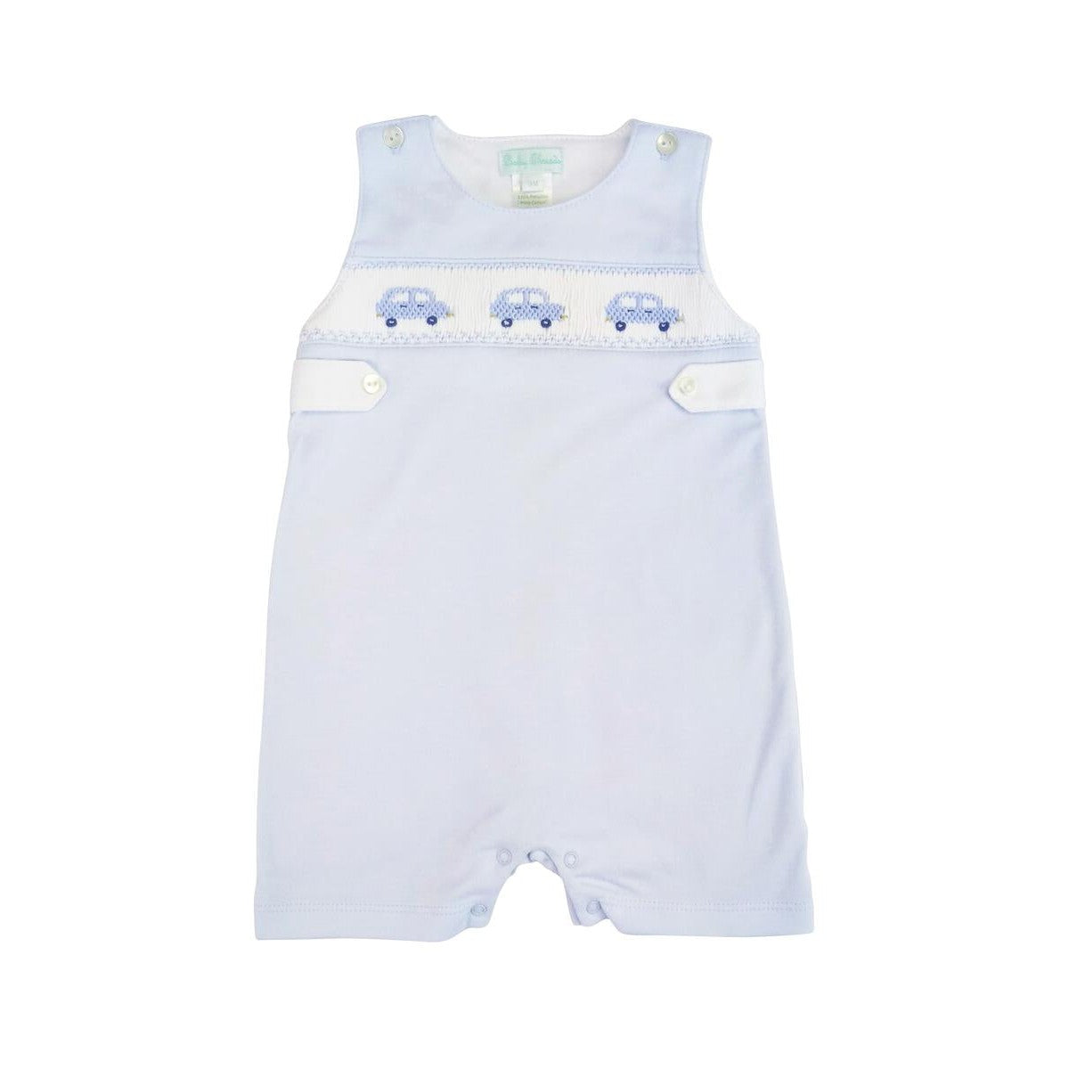 Baby Threads Blue Cars Overall-BABY THREADS-Little Giant Kidz