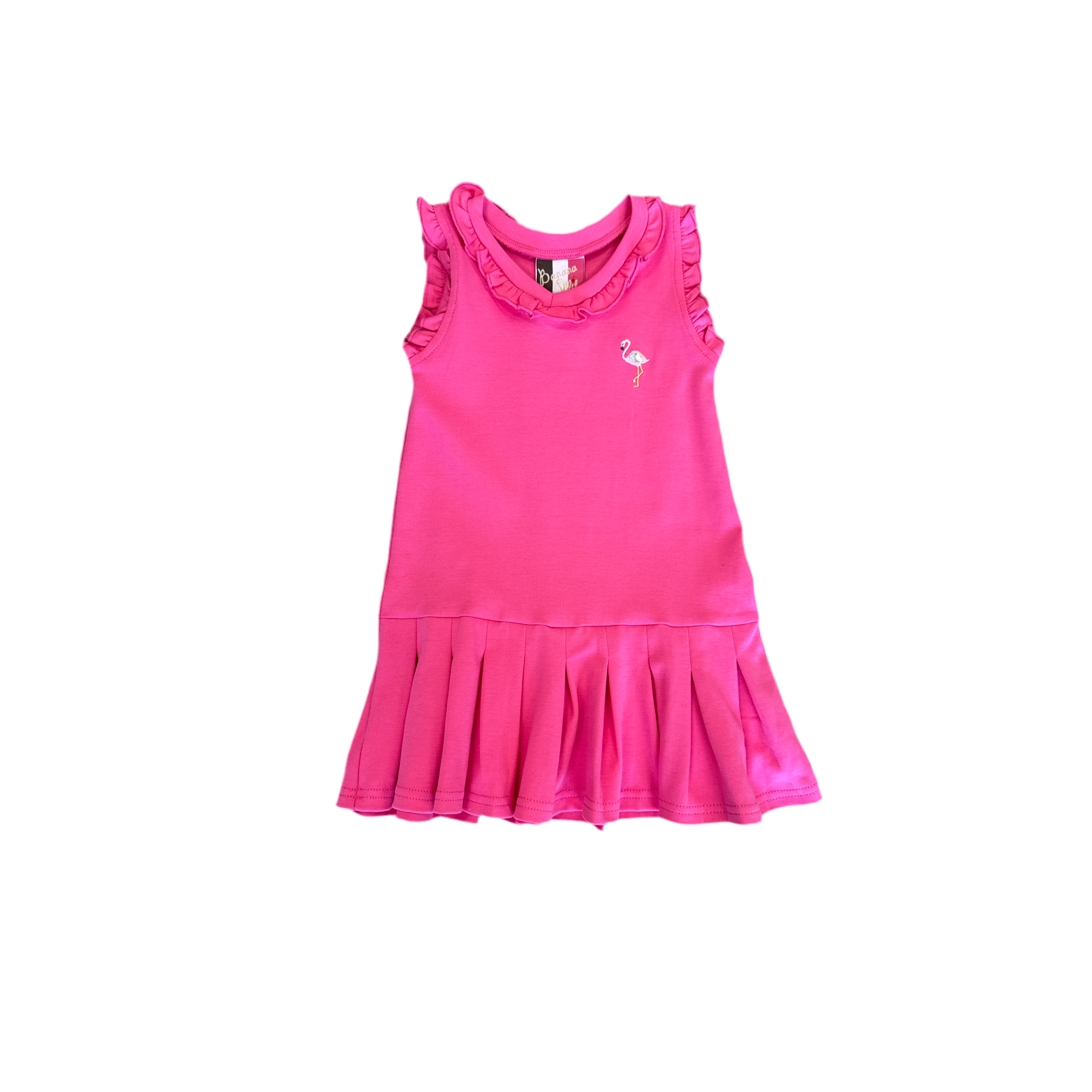 Banana Split Flamingo Tennis Dress-BANANA SPLIT-Little Giant Kidz