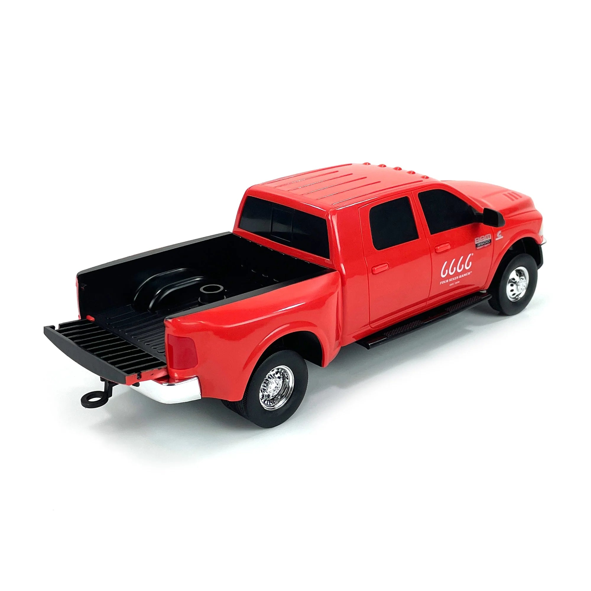 Big Country Toys 6666 Ranch Ram 3500 Mega Cab Dually - Red-BIG COUNTRY TOYS-Little Giant Kidz