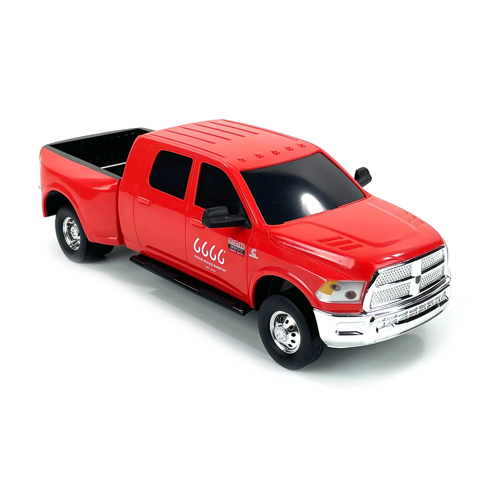 Big Country Toys 6666 Ranch Ram 3500 Mega Cab Dually - Red-BIG COUNTRY TOYS-Little Giant Kidz