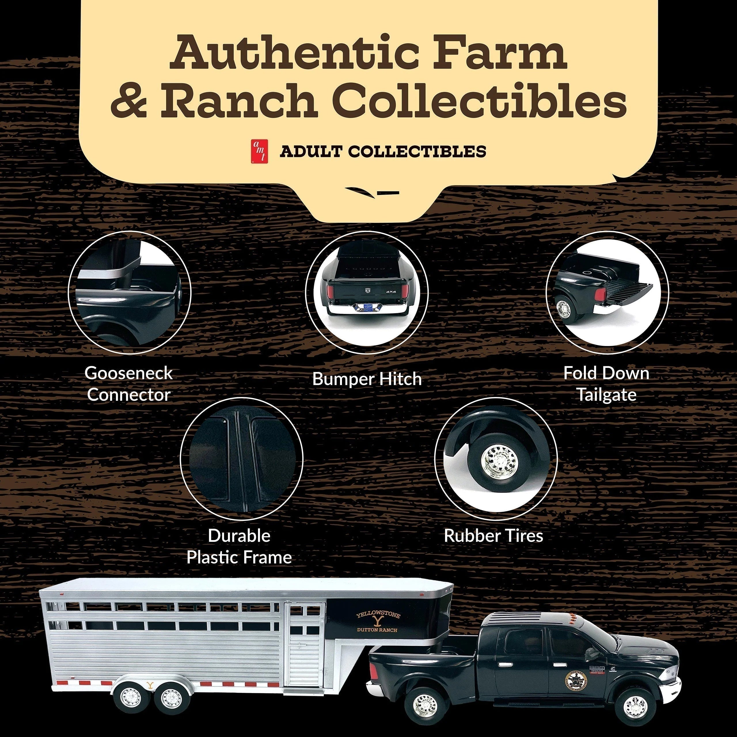 Big Country Toys Yellowstone Adult Collectible - Kayce Dutton's Livestock Agent Truck-BIG COUNTRY TOYS-Little Giant Kidz