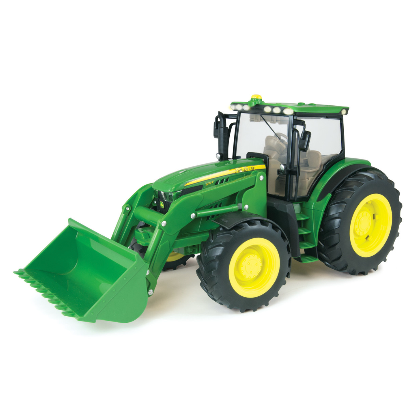 Big Farm Lights & Sounds John Deere 1:16 Scale Tractor with Loader-JOHN DEERE-Little Giant Kidz