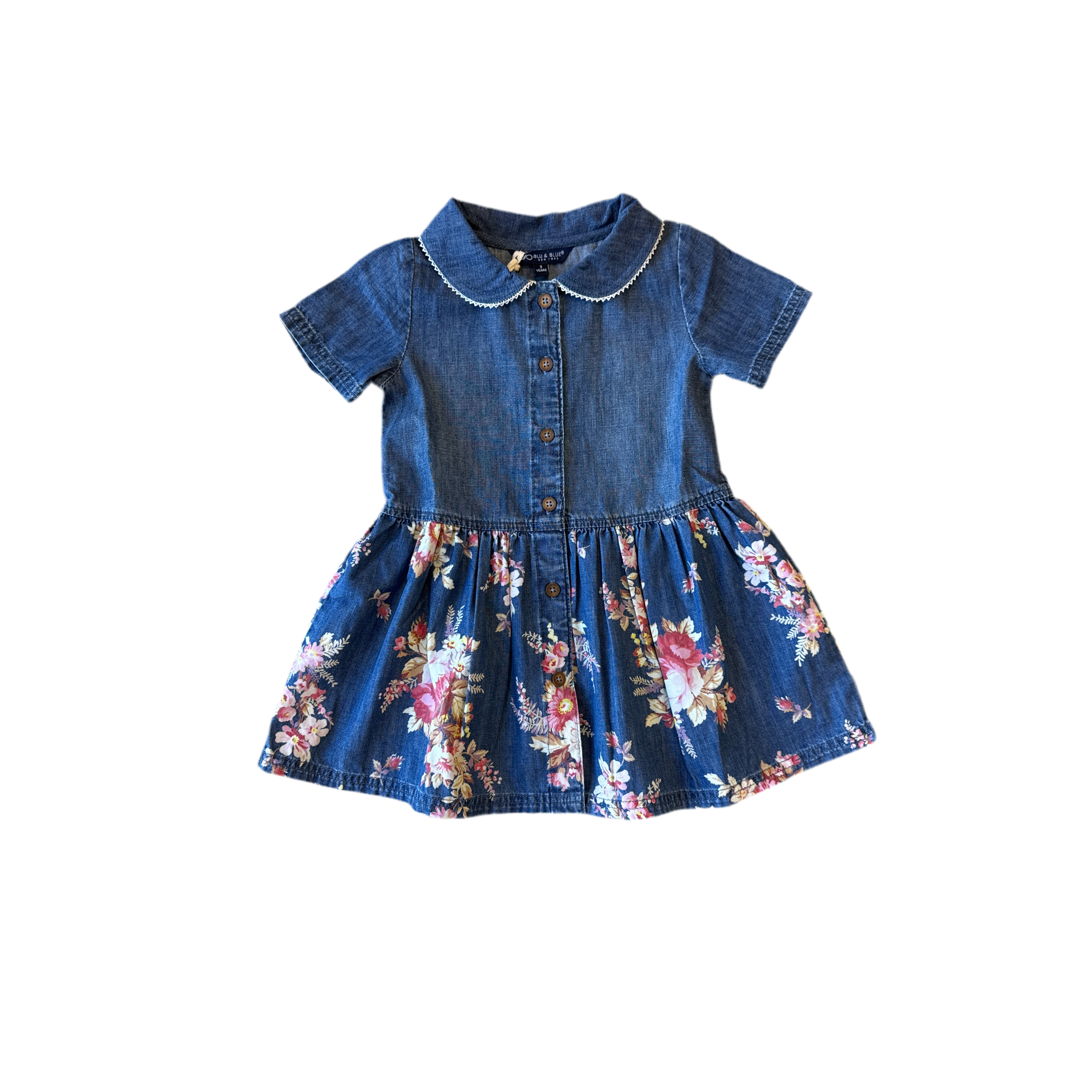 Blu & Blue Abbie Dress-BLU & BLUE-Little Giant Kidz