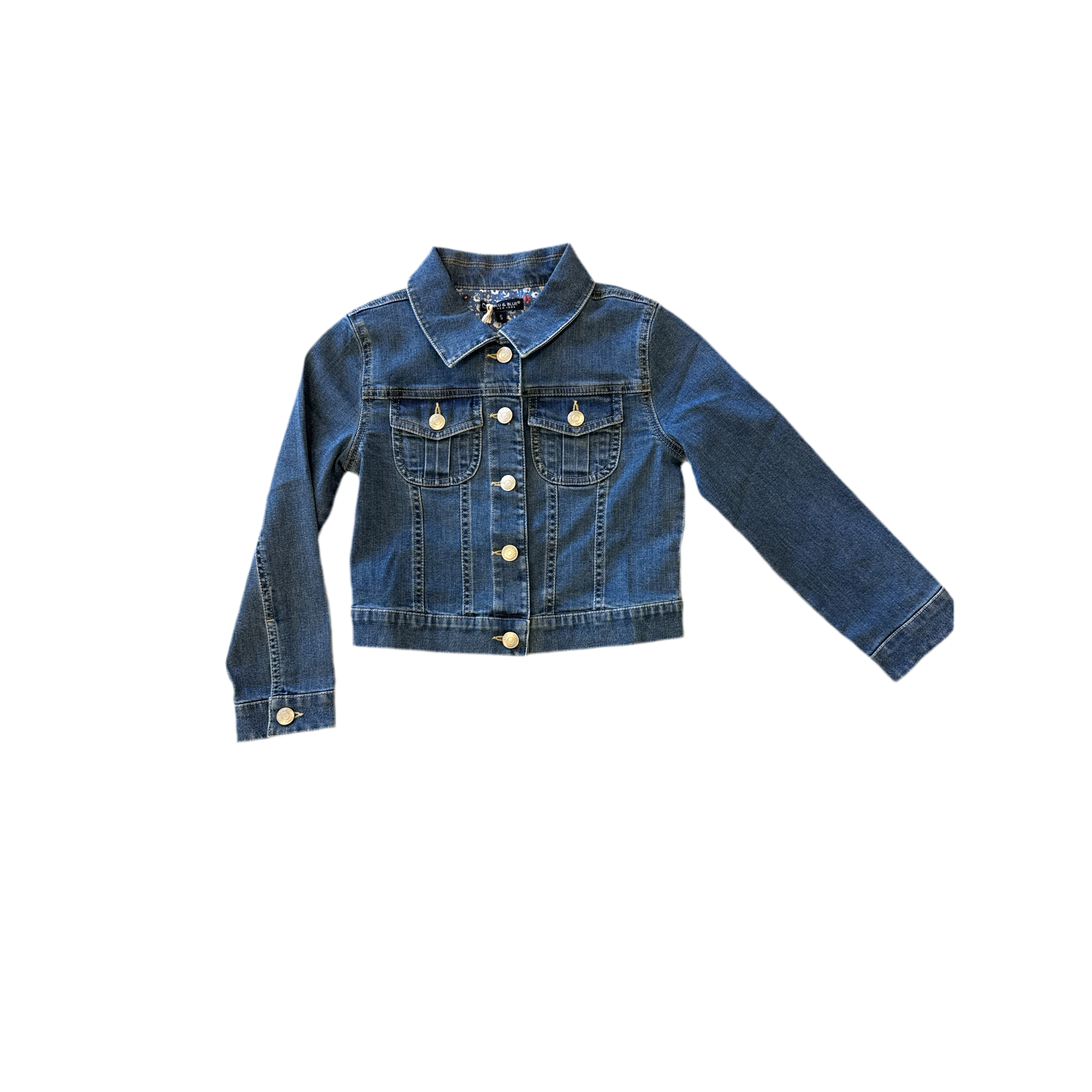 Blu & Blue Denim Jacket-BLU & BLUE-Little Giant Kidz