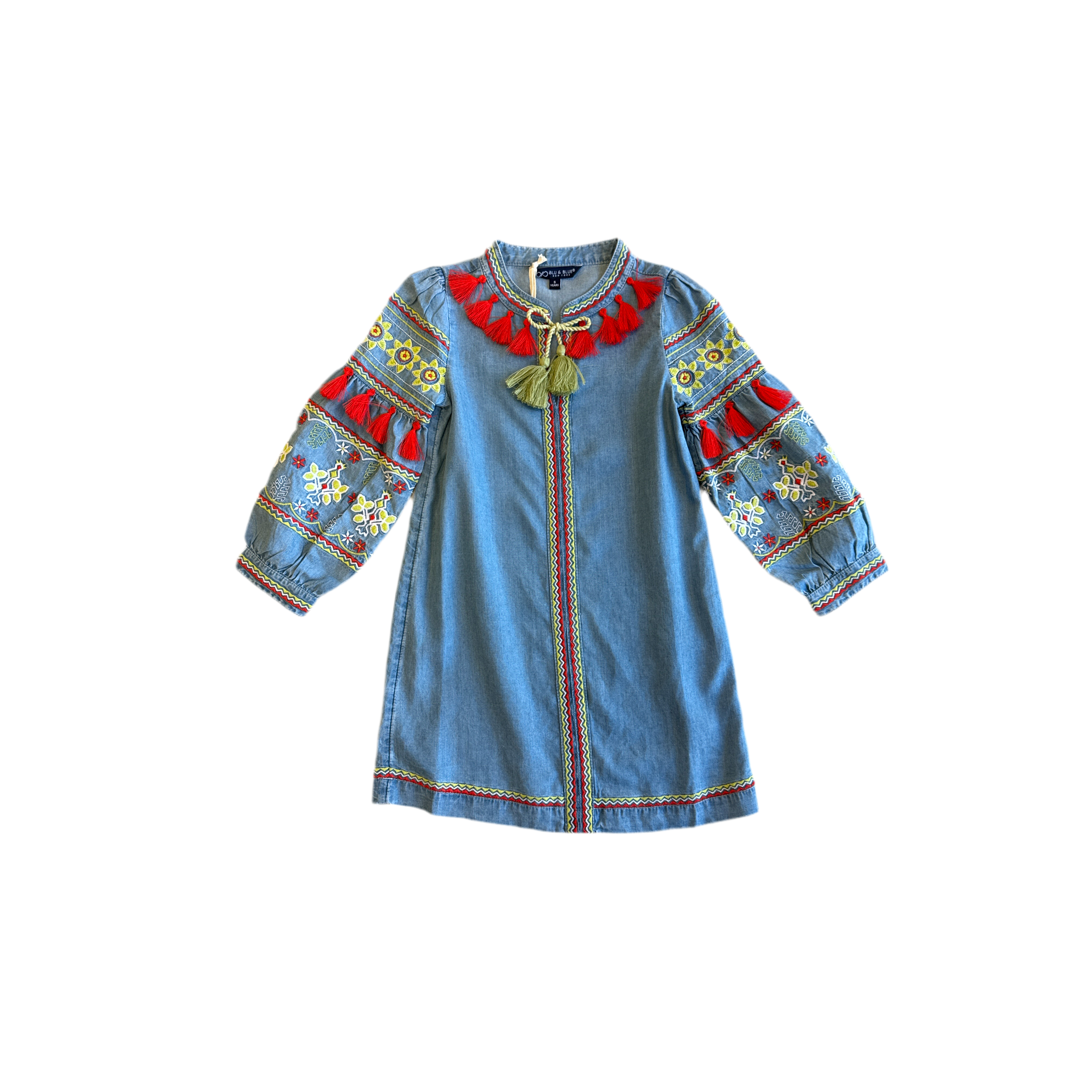 Blu & Blue Jasmine Dress-BLU & BLUE-Little Giant Kidz