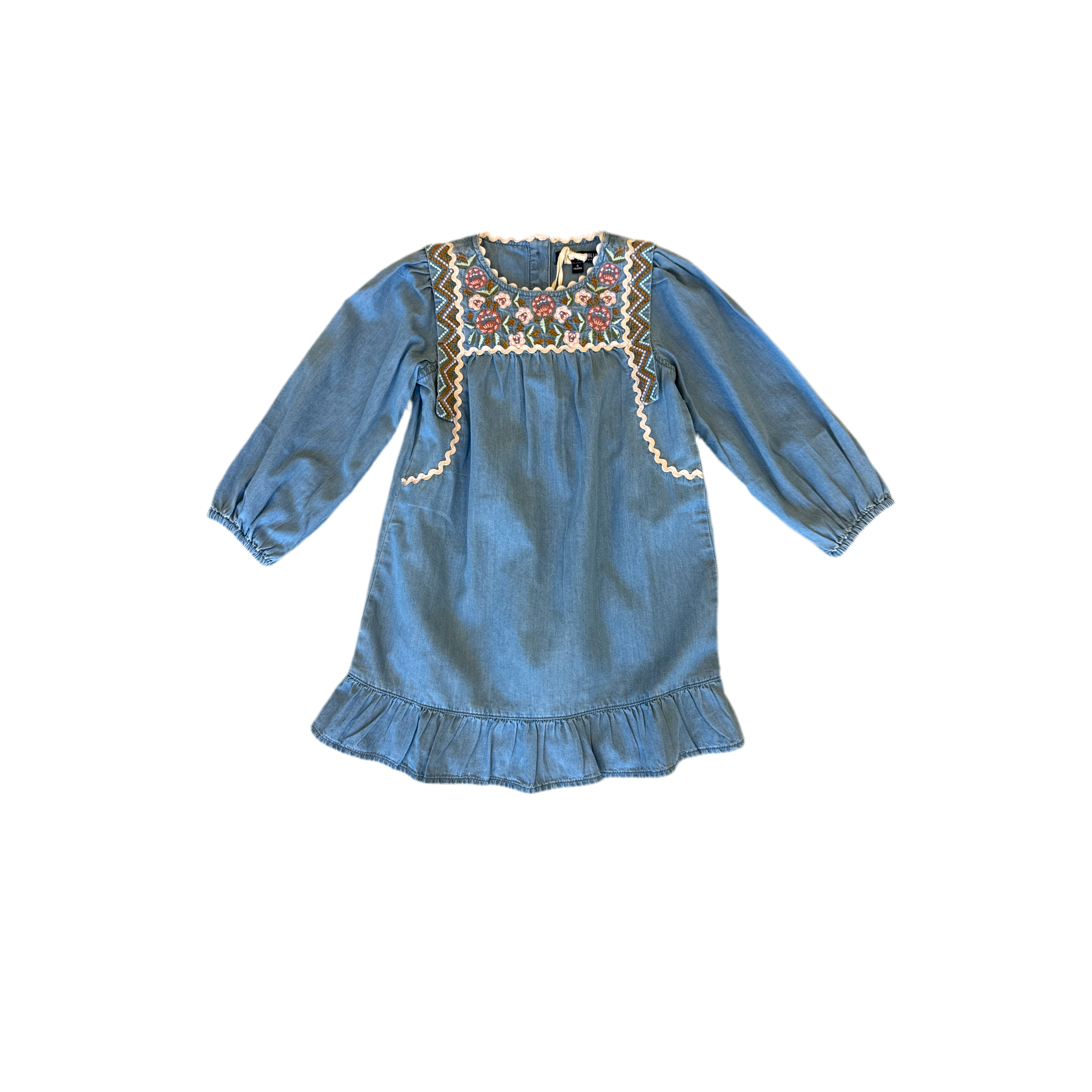 Blu & Blue Laurel Dress-BLU & BLUE-Little Giant Kidz