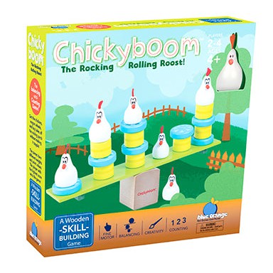 Blue Orange Games Chickyboom - The Rocking Rolling Roost!-BLUE ORANGE GAMES-Little Giant Kidz