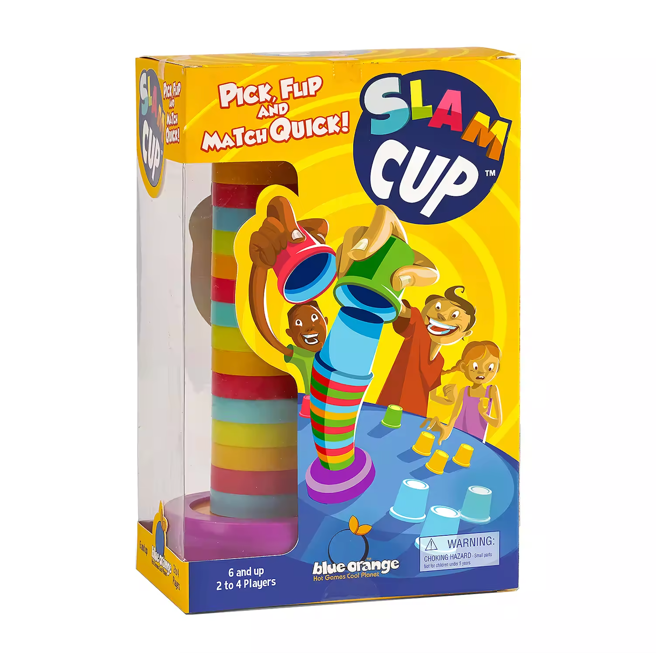 Blue Orange Games Slam Cup - Pick, Flip & Match Quick!-BLUE ORANGE GAMES-Little Giant Kidz