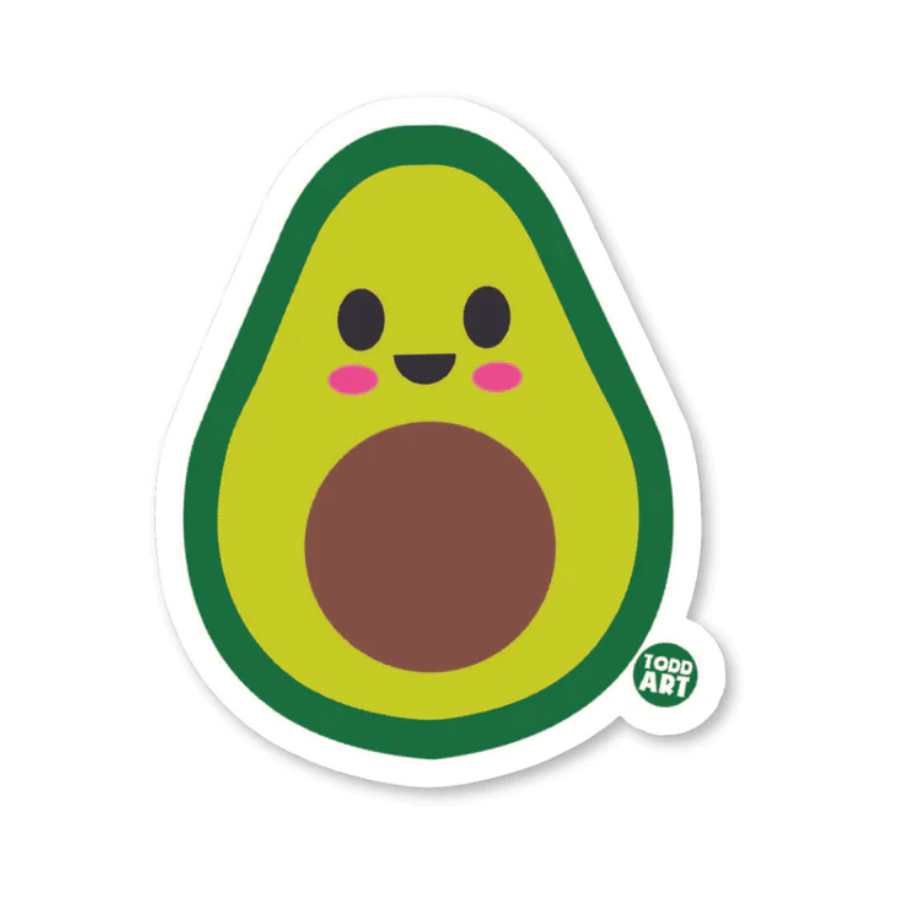 Boo-Boo Buddies Avocado Sticker-BOO-BOO BUDDIES-Little Giant Kidz