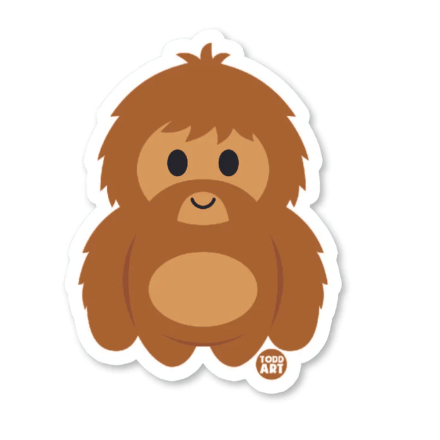 Boo-Boo Buddies Bigfoot Sticker-BOO-BOO BUDDIES-Little Giant Kidz