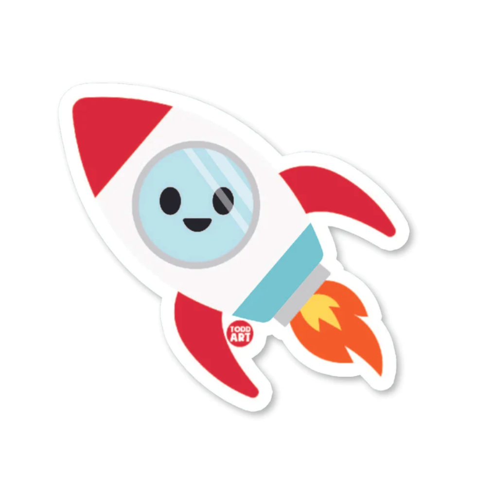 Boo-Boo Buddies Rocketship Sticker-BOO-BOO BUDDIES-Little Giant Kidz