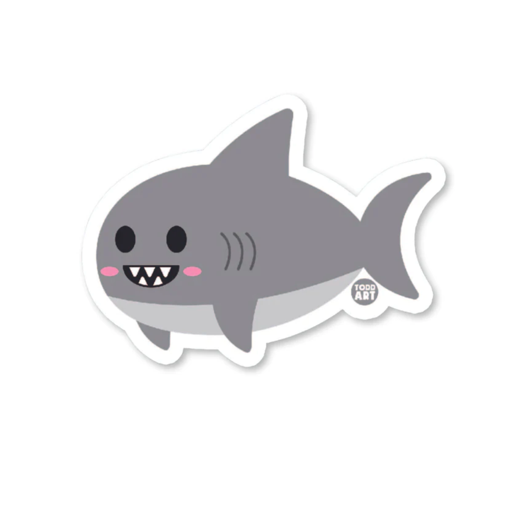 Boo-Boo Buddies Shark Sticker-BOO-BOO BUDDIES-Little Giant Kidz