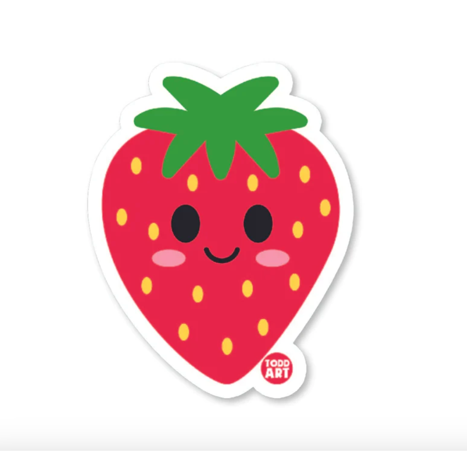 Boo-Boo Buddies Strawberry Sticker-BOO-BOO BUDDIES-Little Giant Kidz