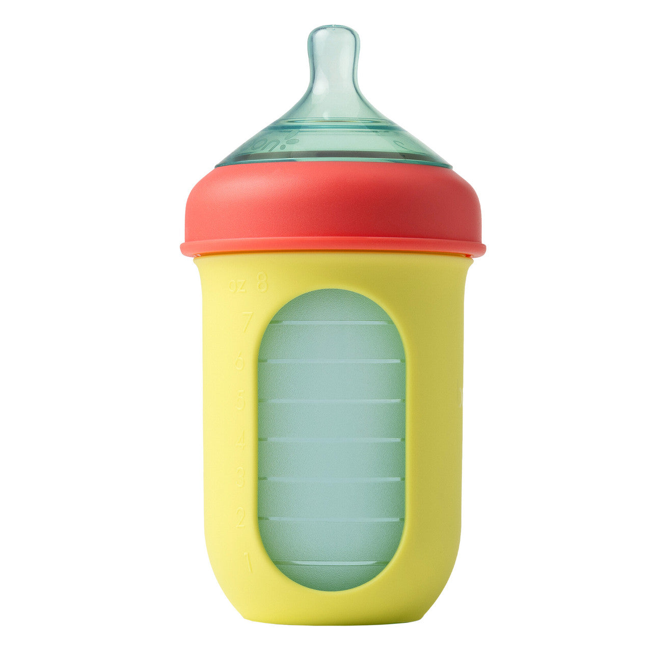 Boon NURSH Silicone Pouch Bottle 8oz (3-Pack) - Colorblock-BOON-Little Giant Kidz