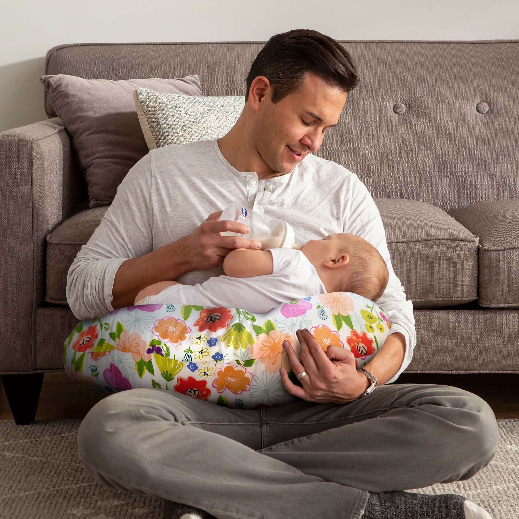 When can baby use boppy outlet pillow