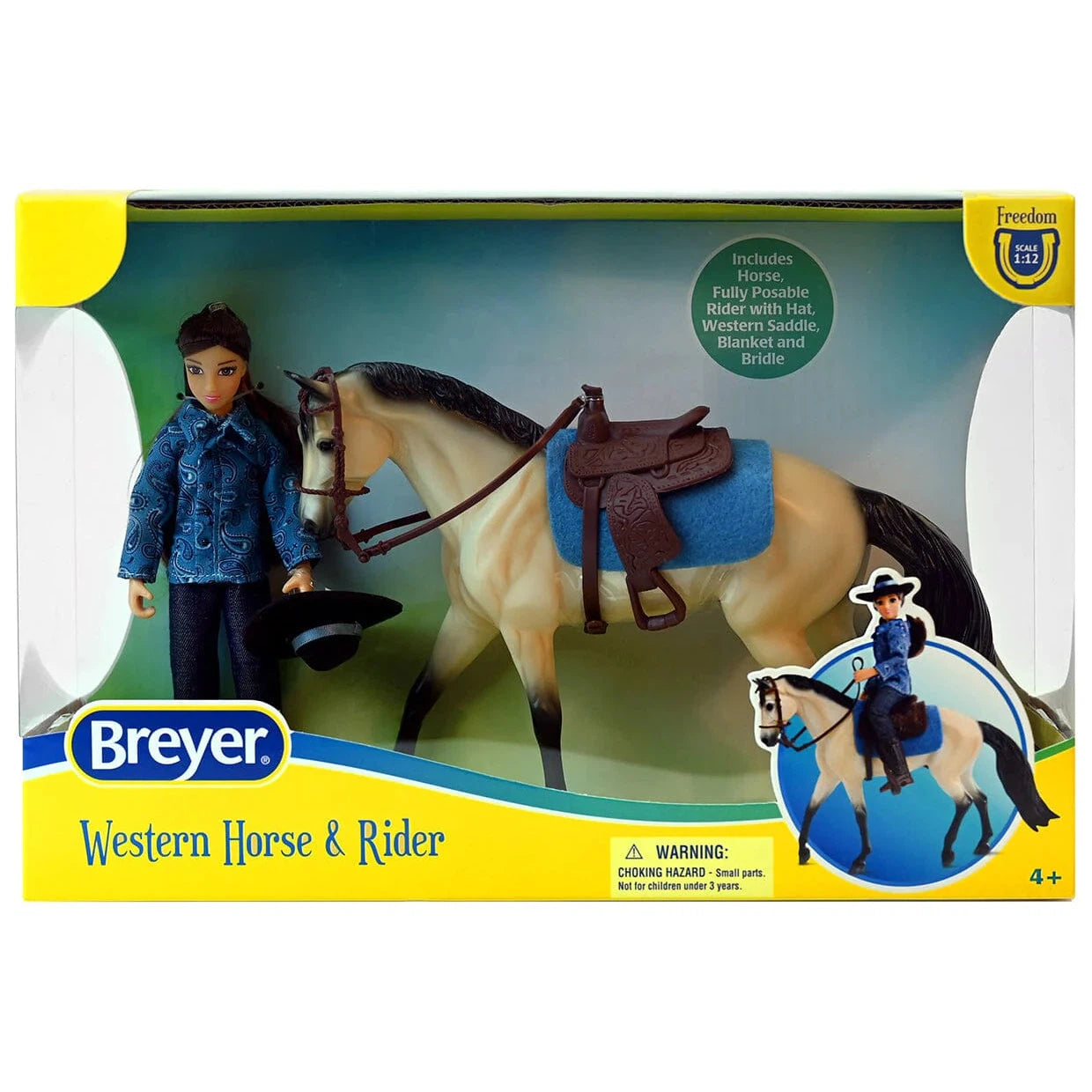 Breyer Freedom Series Western Horse and Rider-BREYER-Little Giant Kidz