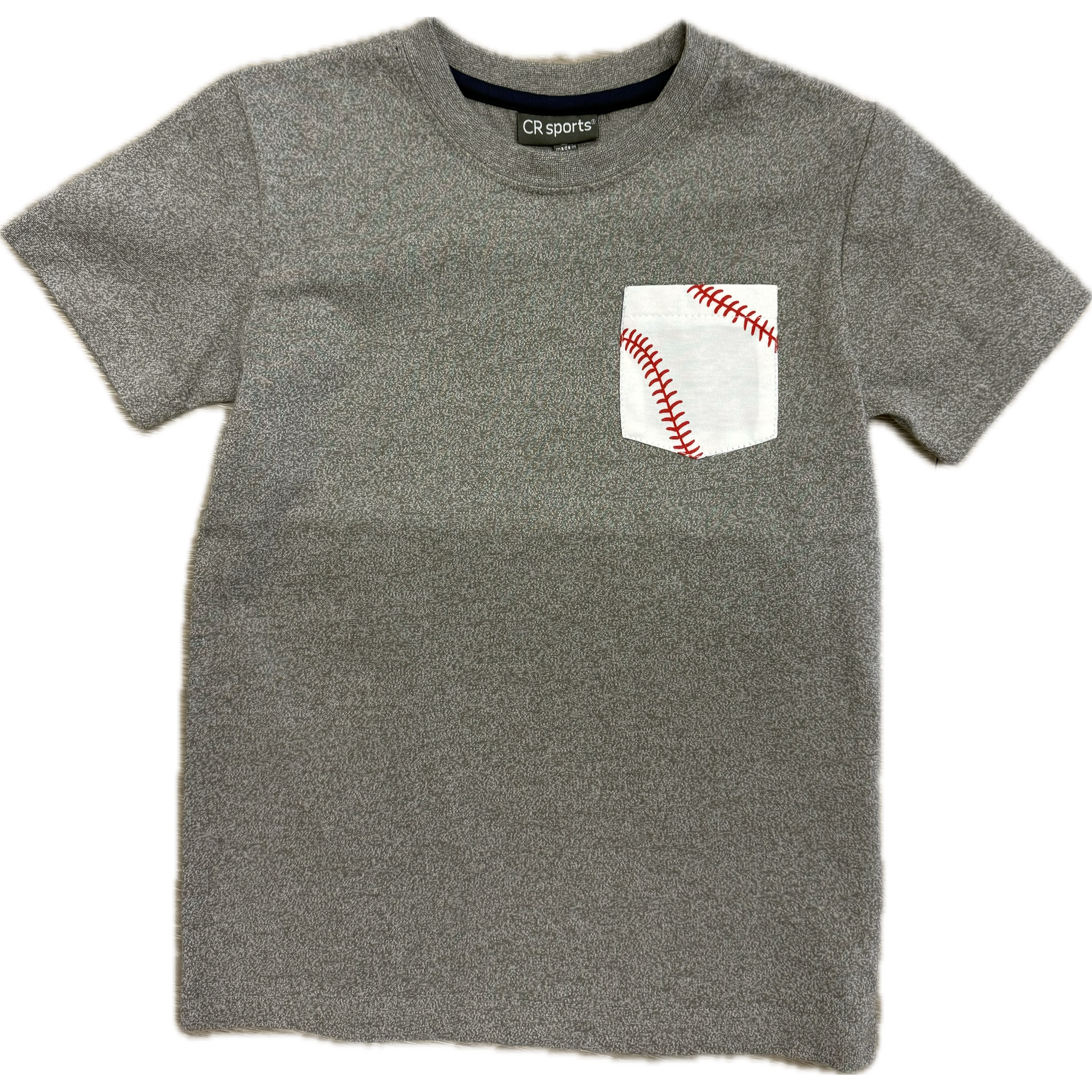 CR Sports Boy's Short Sleeve- Baseball Flag-CR SPORTS-Little Giant Kidz