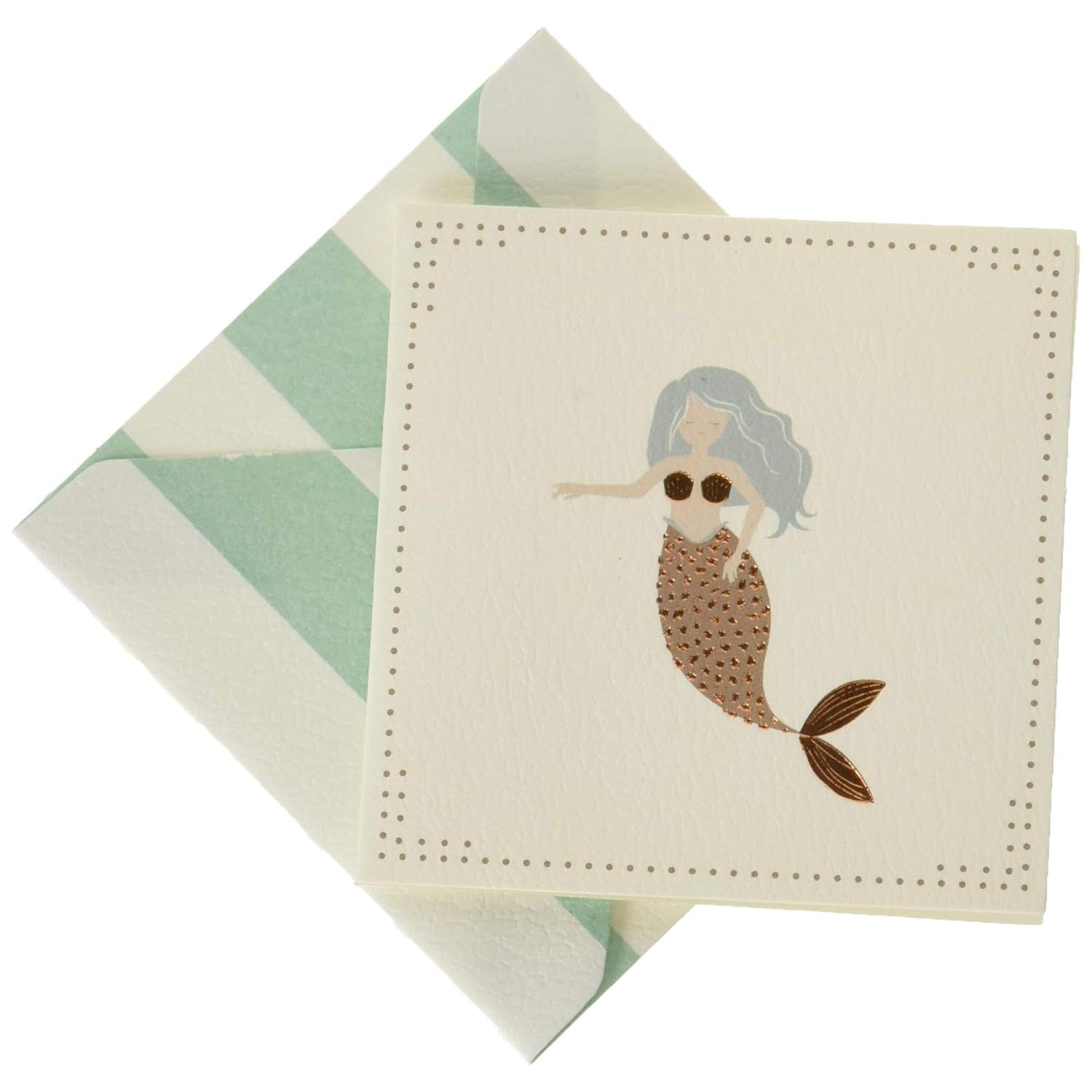 C. R. Gibson Gift Enclosure Card - Mermaid-CR GIBSON-Little Giant Kidz