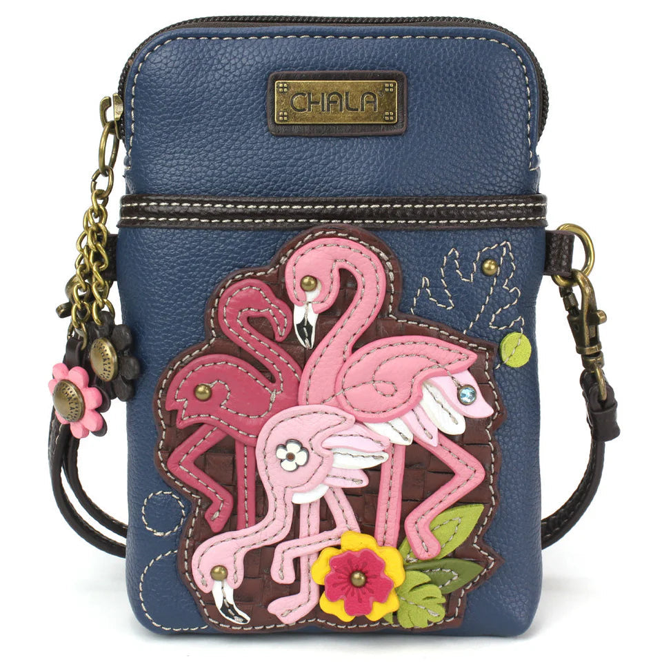 Chala Cellphone Xbody - Flamingo Group (Blue)-Chala Group-Little Giant Kidz