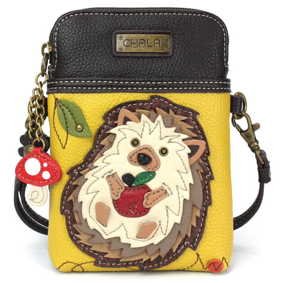 Chala Cellphone Xbody - Hedgehog A (Mustard)-Chala Group-Little Giant Kidz