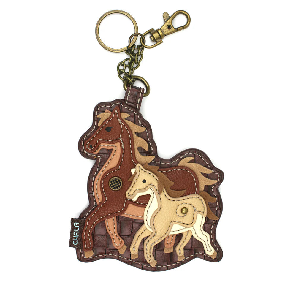 Chala Key Fob/Coin Purse - Horse Family-Chala Group-Little Giant Kidz