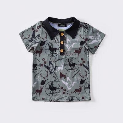 Clover Cottage Hunt Scope Collar Shirt-Clover Cottage-Little Giant Kidz