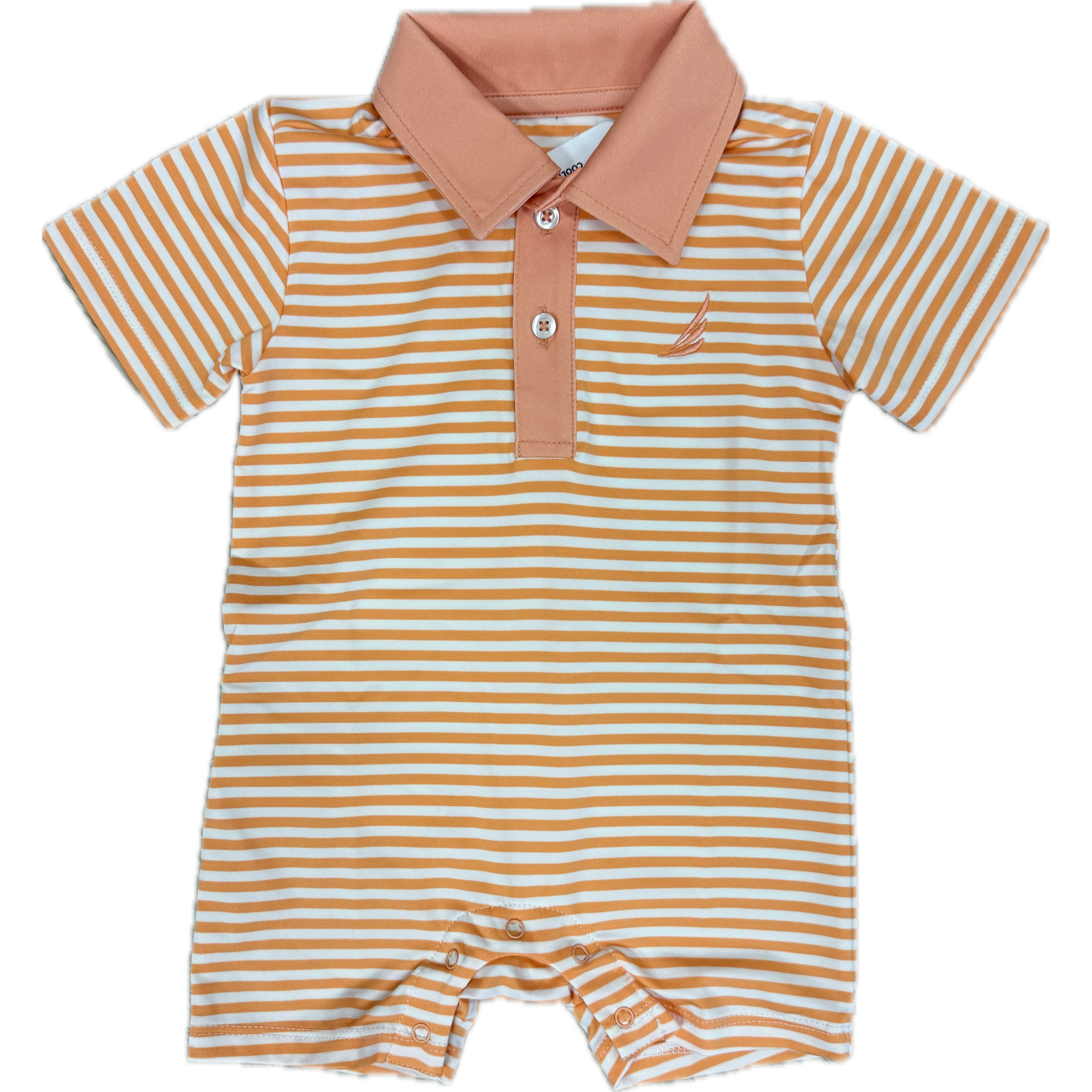 Coolybri Banksy Orange Romper-Coolybri-Little Giant Kidz